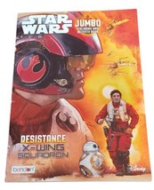 Star Wars Coloring and Activity Book Jumbo Resistance X Wing Squadron Di... - $3.91