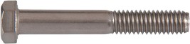 STAINLESS STEEL HEX Cap Screw 1/4&quot; x 2-1/2&quot; The HILLMAN Group NEW - £3.88 GBP