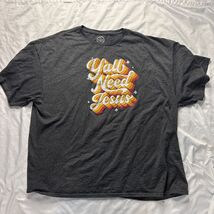 Y&#39;all Need Jesus Retro Graphic Tee Heather Gray 3XL - XXXL - $13.96 CAD