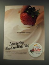 1991 Cool Whip Lite Ad - Go skinny dippin&#39; - £14.78 GBP