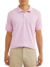 George Men&#39;s Short Sleeve Pique Stretch Polo Small 34-36 Lavender Touch NEW - $13.35