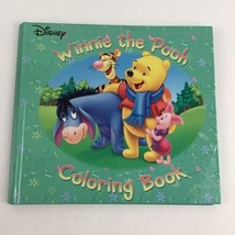 DIsney Winnie The Pooh Coloring Book Hardcover Piglet Tigger Vintage 2004 - $24.70