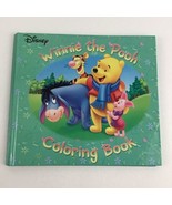 DIsney Winnie The Pooh Coloring Book Hardcover Piglet Tigger Vintage 2004 - £19.42 GBP