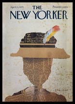 COVER ONLY The New Yorker April 21 1975 Princess of Power by Paul Degen No Label - £15.02 GBP