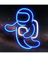 LED Astronaut Neon Sign - Gaming Zone Decor, Game Room, Bedroom, Bar, Ma... - $36.99