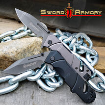 Mastiff  Rescue Folding Assisted Opening Tactical Knife 7CR17MOV Steel B... - $12.98