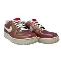 Nike Air Force 1 sneakers 5.5y 7W low LV8 GS Track Red leisure shoes  - £27.69 GBP