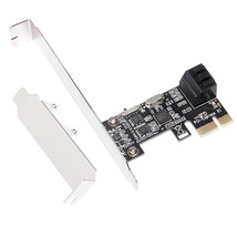 Pci Express Pcie To Sata3.0 2-Port Sata Iii Expansion Controller Adapter... - £22.01 GBP