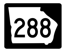 Georgia State Route 288 Sticker R3952 Highway Sign - $1.45+