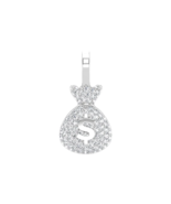 Authenticity Guarantee

14k white gold money bag dollar sign lab grown d... - $824.10 CAD