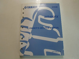 2008 Yamaha WR450FX Servizio Riparazione Negozio Manuale LIT-11626-21-57 OEM - £20.94 GBP