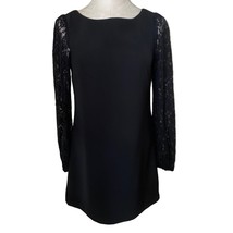 White House Black Market Lace Sleeve Sheath Dress size 4 with key hole button  - £25.92 GBP