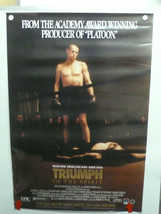 Triumph Of The Spirit Willem Dafoe Edward James Olmos Home Video Poster 1989 - £13.64 GBP