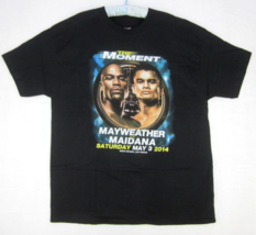 Floyd Mayweather vs Maidana 2014 &quot;The Moment&quot; Title Fight T-Shirt NWOT (XL) Mens - £32.28 GBP