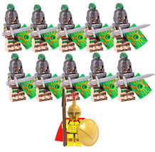 Ancient Roman Soldiers (Green) &amp; Centurion 11 Custom Minifigures for Collectors - $15.68