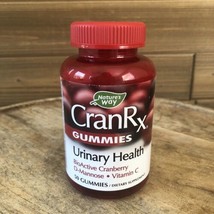 Nature&#39;s Way CranRx Cranberry Gummies, Urinary Health, Vitamin C, 50 Ct Exp 3/25 - £18.47 GBP