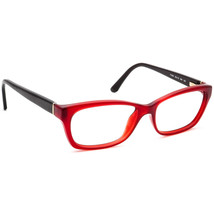 Fendi Eyeglasses F1034 604 Red/Textured Brown Semi Cat Eye Frame Italy 5... - £101.98 GBP