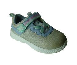 SKECHERS Kids Shoes Silver Sparkle Fabric Girls Size 7.5 - £10.58 GBP