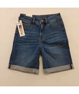 Parasuco Jeans Shorts Women&#39;s Size 2 Tummy Control Stretch Mid Rise Deni... - $16.82