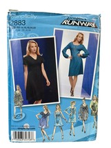 Simplicity Sewing Pattern 2883 Dress Knit Project Runway Size 14-22 - £7.27 GBP