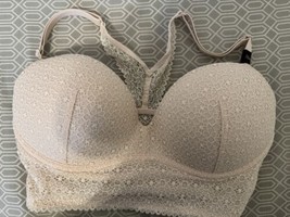 Victoria Secret Cream Lace Bralettes Size 32D - $9.50