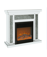 Acrylic Diamond Mirror Fireplace Frame 10x10x32 - $31,582.64 MXN