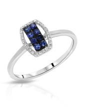 KREMENTZ  With Precious Stones - Genuine Clean Diamonds and Sapphires Wh... - £479.51 GBP