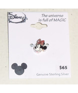 NWT $65 Disney Minnie Mouse W/ Polka Dot Bow Sterling Silver Bead Charm - €19,94 EUR