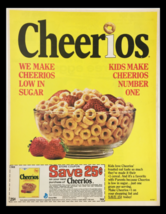 1982 Cheerios Toasted Oats Circular Coupon Advertisement - $18.95