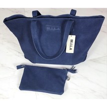 NEW! M.I.L.A Suede Shoulder Purse Tote Bag With Makeup Bag - £45.68 GBP
