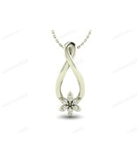 Flower Of Love Pendant With 925 Sterling Silver Handmade Modern Necklace... - €34,02 EUR+