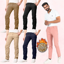 3-Pack Mens Heavyweight Fleece-Lined Stretch Chino Uniform Work Pants NEW - €34,96 EUR