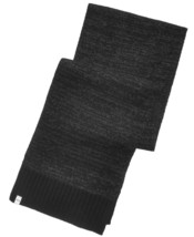 Alfani Men&#39;s Space-Dyed Scarf,Gloves and Reversible Beanie Charcoal/Black Set - £17.72 GBP