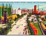 Chrysler GM Nash Buildings Century of Progress Chicago IL UNP DB Postcar... - $4.90