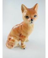 VintageCat figurine  Porcelain Orange Tabby Kitten - $13.56 CAD