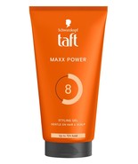 taft Maxx Power Hair Styling Gel -Hold Level #8 -150ml/5 oz -FREE SHIPPING - $16.82
