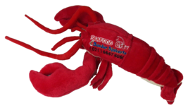 Plush Red Lobster 16&quot; Doll Stuffed Animal Seafood City Jakarta Indonesia - £15.49 GBP