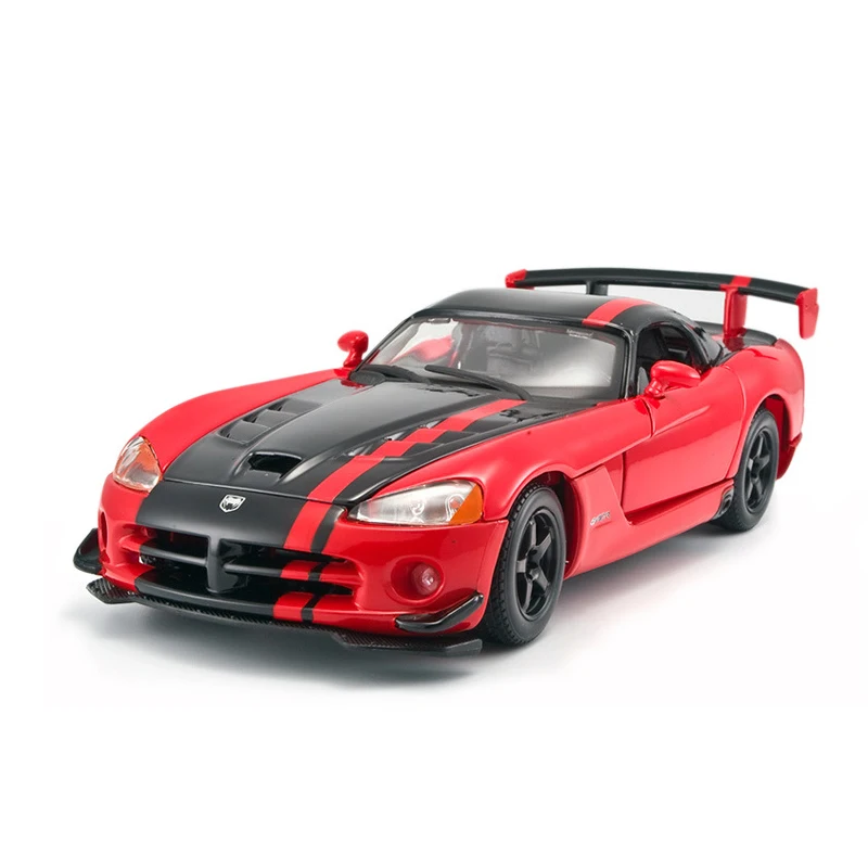 Bburago 1:24 Dodge Viper Srt 10 Acr Cars Model Diecast Alloy Luxury -SRT10 ACR A - $46.22