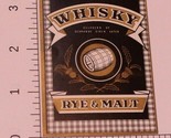 Vintage Whisky Rye and Malt label - £6.36 GBP
