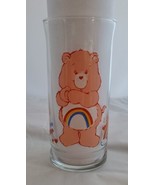 Vintage Cheer Bear Care Bear Pizza Hut Glass Cup 1983 Collectable Rainbo... - £10.11 GBP