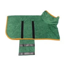 Dog Bathrobe Towel Super Absorbent Dog Drying Coat Adjustable Pet Towel for Larg - £87.32 GBP