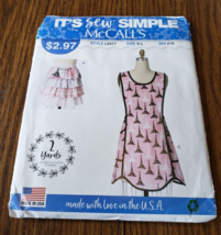 McCalls Sewing Pattern 9417 Size S - L (Bust 34 - 44) Aprons in 3 Styles - $6.92
