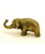 Solid Brass Figurine/Paperweight, 2 Oz. Good Luck Elephant w/Trunk Up, #... - $278.45 MXN