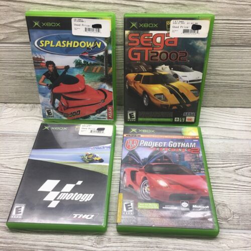 Primary image for XBOX Game Lot Splashdown Motogp Sega GT 2002 Project Gotham Racing 2