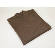 Men PRINCELY Soft Comfort Merinos Wool Sweater Knits Mock 1011-00 Taupe image 2