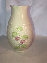 Belleek Vase 7.5 Inch High Mint - $29.99