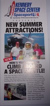 Vintage Kennedy Space Center Spaceport USA Flier 1992 - $37.88 MXN