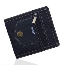 Men Women Wallet Money Bag Boy Bifold Canvas Coin ID Pouch New Arrival Style Hot - £12.21 GBP