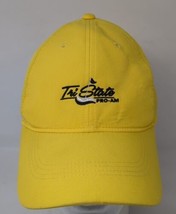 Vintage Nike Tri-State Pro-Am Golf Cap Baseball Hat Yellow Adjustable TSPAA - £11.43 GBP