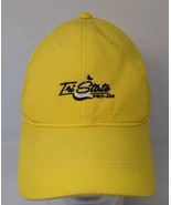 Vintage Nike Tri-State Pro-Am Golf Cap Baseball Hat Yellow Adjustable TSPAA - £11.44 GBP